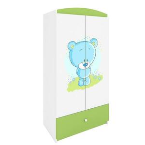 Szekrény Babydreams Zöld – Medve Kék kép