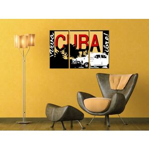 Kézzel festett vászonképek POP Art Cuba cuba (POP ART képek) kép