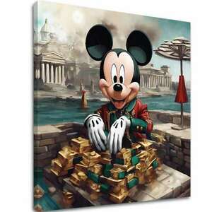 A kép vásznon - Mickey Mouse in Luxus | different dimensions kép