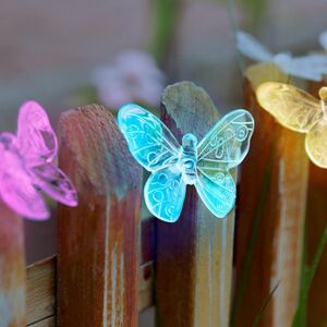 LED-es pillangó szolár lámpa kép