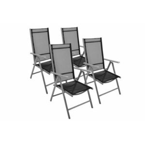 Kerti szék összecsukható GARTHEN - fekete kép