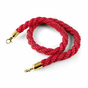 OneConcept Golden Cord, piros-arany, elválasztó kötél, kiegészítő a készlet bővítésére kép