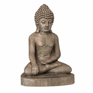 Blumfeldt Gautama, kerti szobor, 43 x 61 x 34 cm, fibreclay, barna kép
