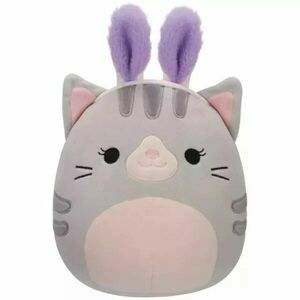SQK - Little Plush (7.5"" Squishmallows) (Tally - Grey Tabby Cat W/Bunny Ears) - Butopêa kép
