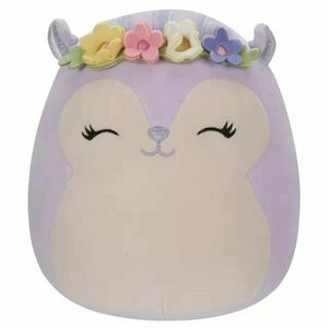 SQK - Little Plush (7.5"" Squishmallows) (Sydnee - Purple Squirrel W/Flower Crown) - Butopêa kép