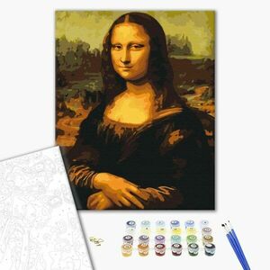 Festés szám szerint Leonardo da Vinci - Mona Lisa kép