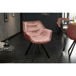 Stílusos szék Kiara rózsaszín kép