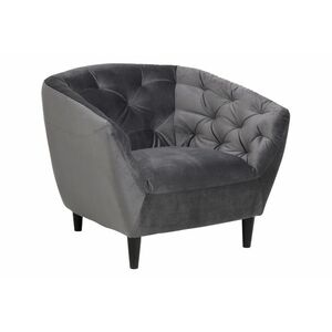 Luxus fotel Nyree - sötétszürke kép