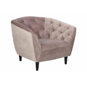 Luxus fotel Nyree - világos rózsaszín kép