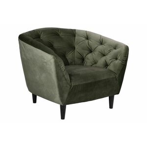 Luxus fotel Nyree - erdei zöld kép