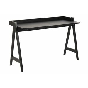 Stílusos íróasztal Nathaly 126 cm - fekete kép