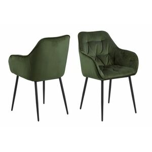 Stílusos szék Alarik - zöld kép