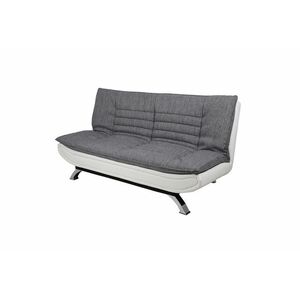 Ízléses ágyazható kanapé Alun 196 cm - világos szürke / fehér kép