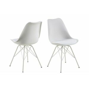 Ízléses szék Nasia - fehér kép