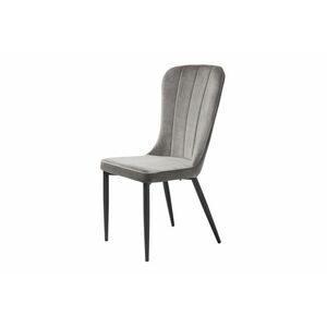 Stílusos szék Kendall szürke bársony kép