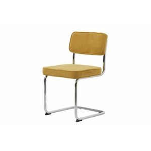 Stílusos szánkótalpas szék Denise sárga kép