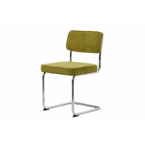 Stílusos szánkótalpas szék Denise zöld kép