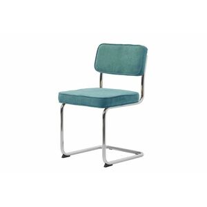 Stílusos szánkótalpas szék Denise kék kép