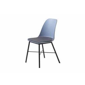 Stílusos szék Jeffery matt kék kép