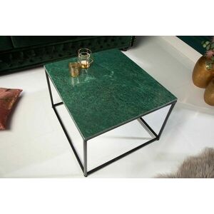 Design dohányzóasztal Factor 50 cm márvány zöld kép
