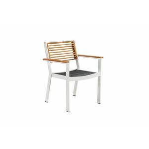 Kerti étkező szék HIGOLD - York Dining Arm Chair White/Black kép
