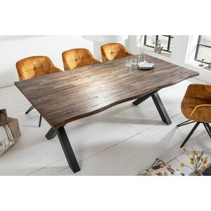 Design étkezőasztal Evolution 160 cm barna / akác kép