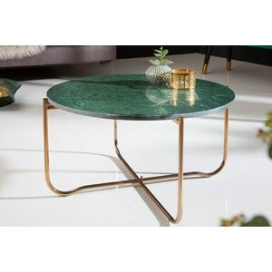 Design dohányzóasztal Tristen 62 cm márvány zöld kép