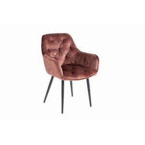 Design szék Garold barna bársony kép
