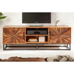 Design TV asztal Yadira 145 cm barna mangó kép