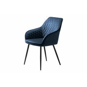 Design szék Dana kék bársony kép