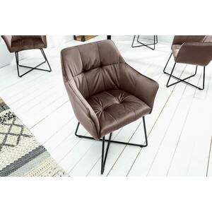 Design szék Giuliana taupe barna kép
