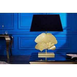 Design asztali lámpa Rashid fekete-arany kép