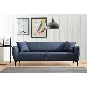 Design 3 személyes kanapé Beasley 220 cm kék kép