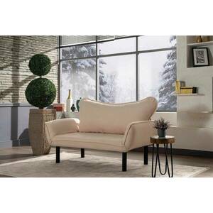 Design összecsukható kanapé Wenda 140 cm krém kép
