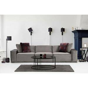 Design 3 személyes kanapé Valtina 300 cm szürke kép
