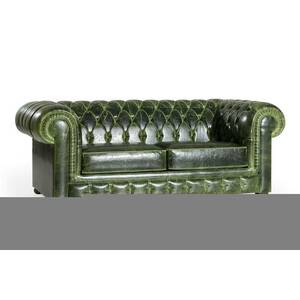 Design kanapé Chesterfield 185 cm zöld kép