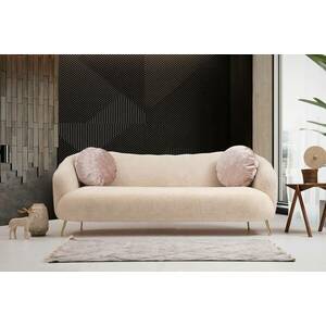 Design 3 személyes kanapé Adalia 215 cm bézs kép