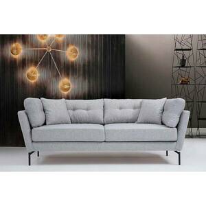Design 3 személyes kanapé Basiano 214 cm szürke kép
