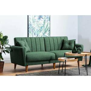 Design összecsukható kanapé Zayda 210 cm sötétzöld kép