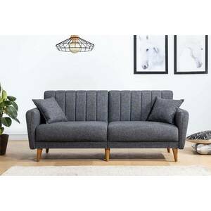 Design összecsukható kanapé Zayda 210 cm sötétszürke kép