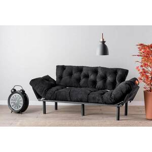 Design kanapéágy Wilona 185 cm fekete kép