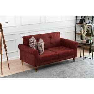 Design összecsukható kanapé Bahula 160 cm piros kép