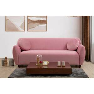 Design 3 személyes kanapé Jamiya 223 cm régi rózsaszín kép