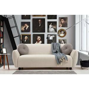 Design 3 személyes kanapé Jamiya 223 cm krém kép