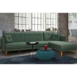 Design összecsukható kanapé Gianetta 277 cm zöld kép