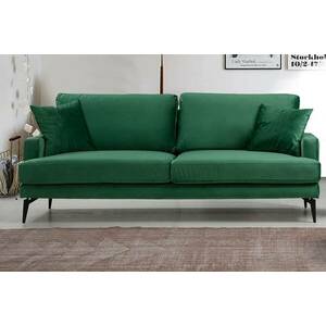 Design 3 személyes kanapé Fenicia 205 cm zöld kép