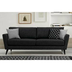 Design 3 személyes kanapé Waneta 215 cm sötétszürke kép