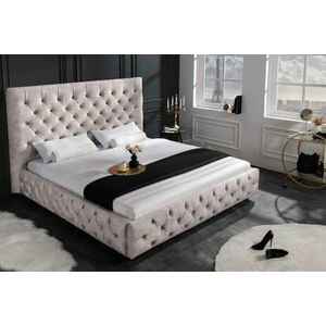 Design ágy Laney 160 x 200 cm pezsgő bársony kép