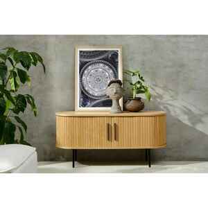 Design TV asztal Vasiliy 120 cm természetes tölgy kép