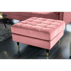 Design puff Adan 80 cm rózsaszín bársony kép